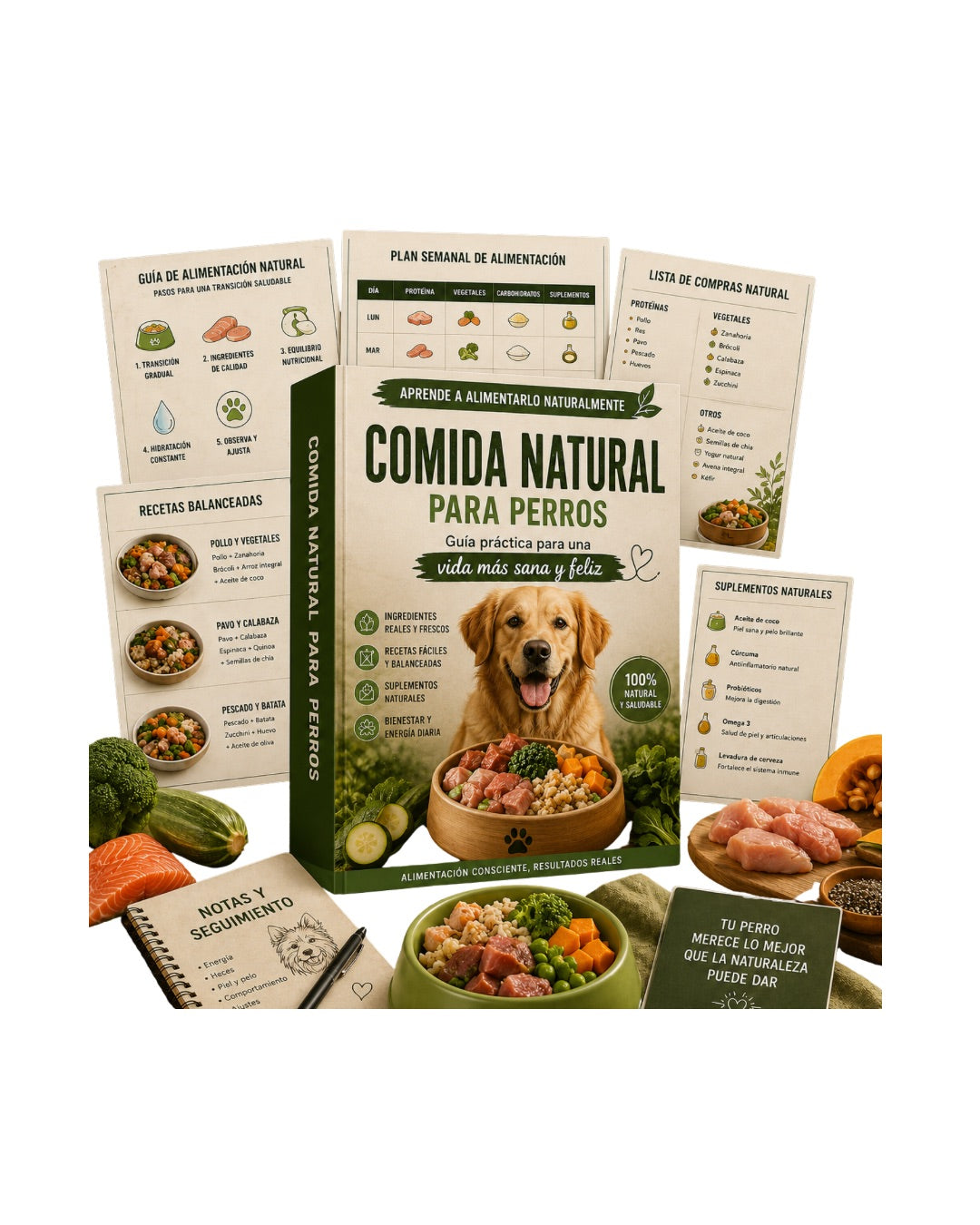 Comida natural para perros